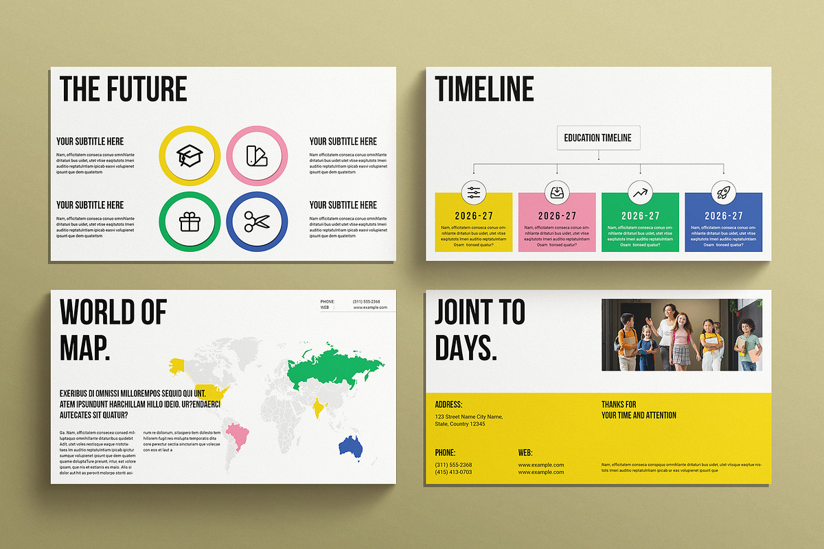 Education Presentation Template, a Presentation Template by E-Type (Photo 5 of 5)
