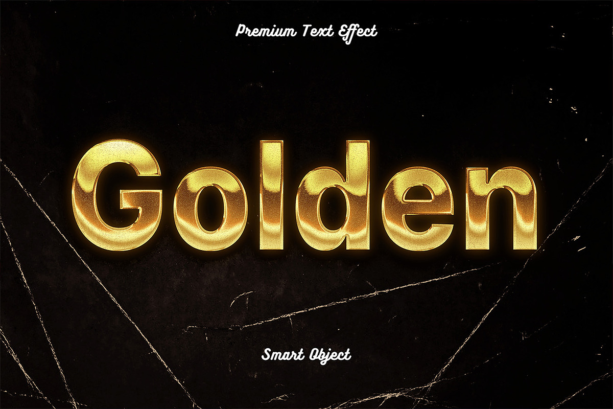 Retro Gold PSD Text Effect, a Layer Style Add-On by Agung Kreatif
