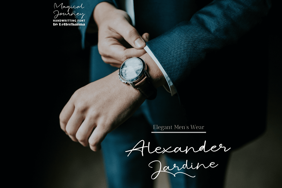 Magical Journey Handwritten Font, a Handwritten Font by Letterhanna Studio (Photo 3 of 12)