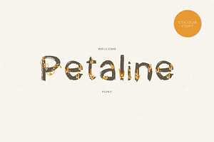 PETALINE! It's A Colour Font!