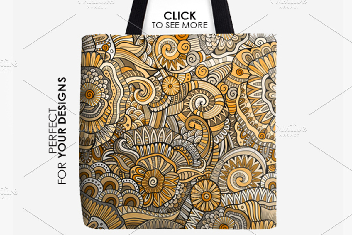 Floral Ethnic Seamless Patterns, a Pattern Graphic by BALABOLKA (Photo 6 of 6)