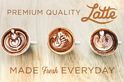 Coffee Typography Vectors, a Food Illustration by Steve Wolf Designs (Thumbnail 3 of 5)