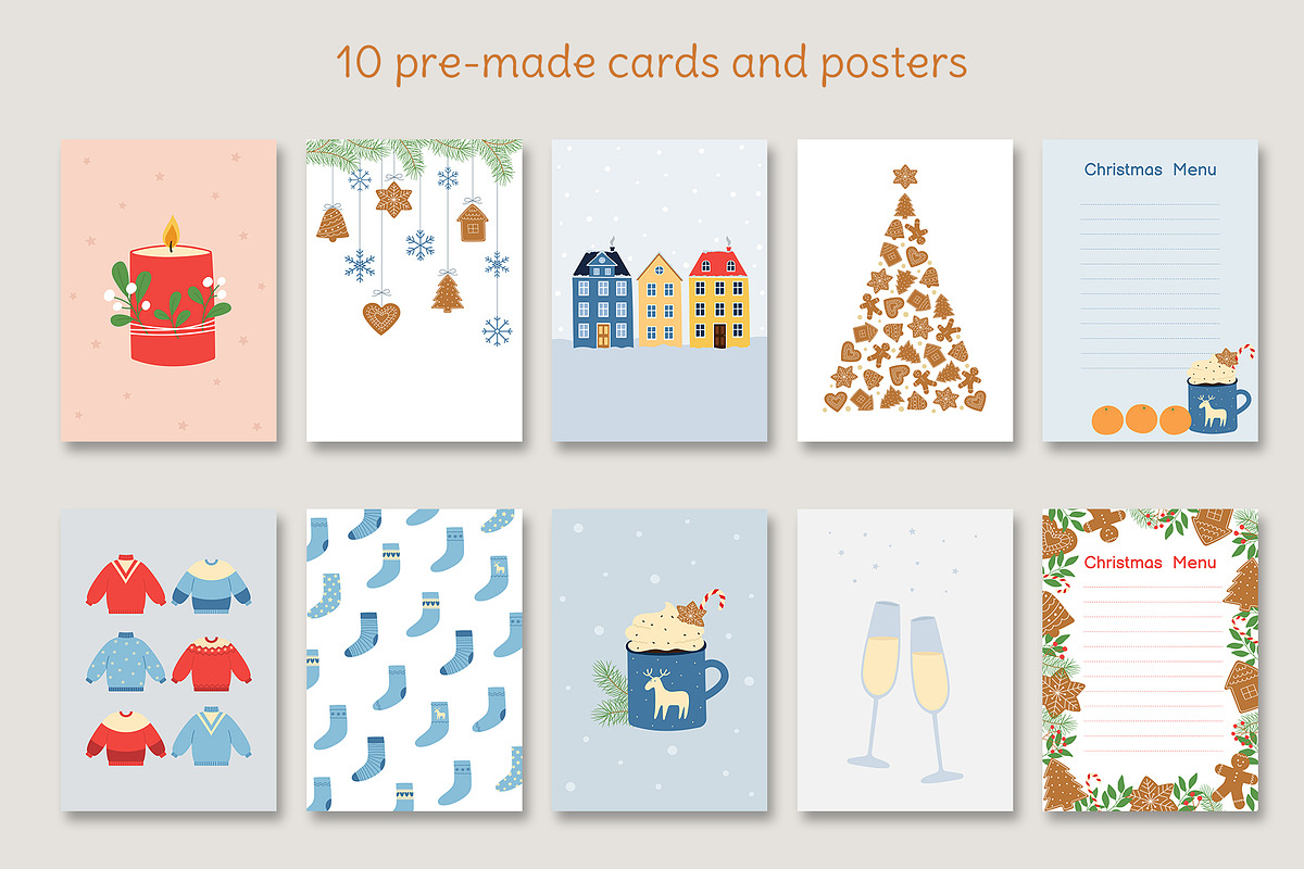 Happy Christmas Collection. Part 2, a Decorative Illustration by yarynabo (Photo 3 of 11)