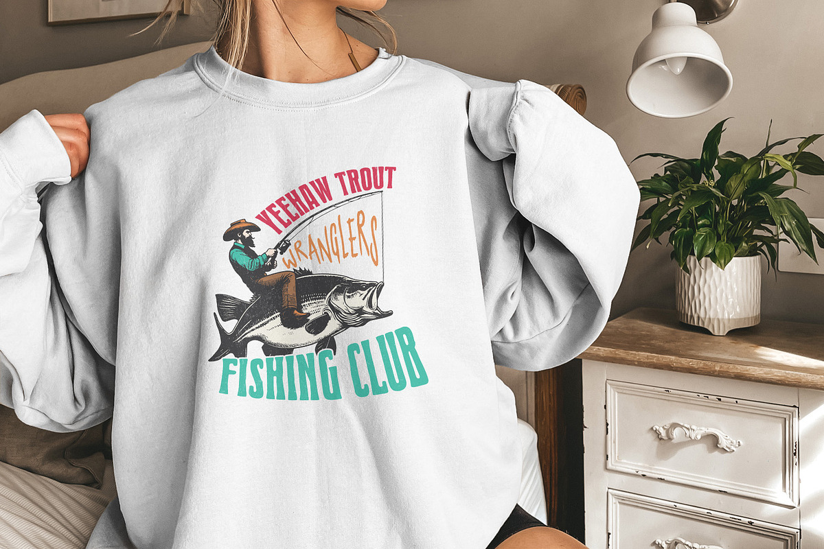 Trendy Western Fishing Club PNG, an Illustration by SharpMarketplace (Photo 9 of 9)