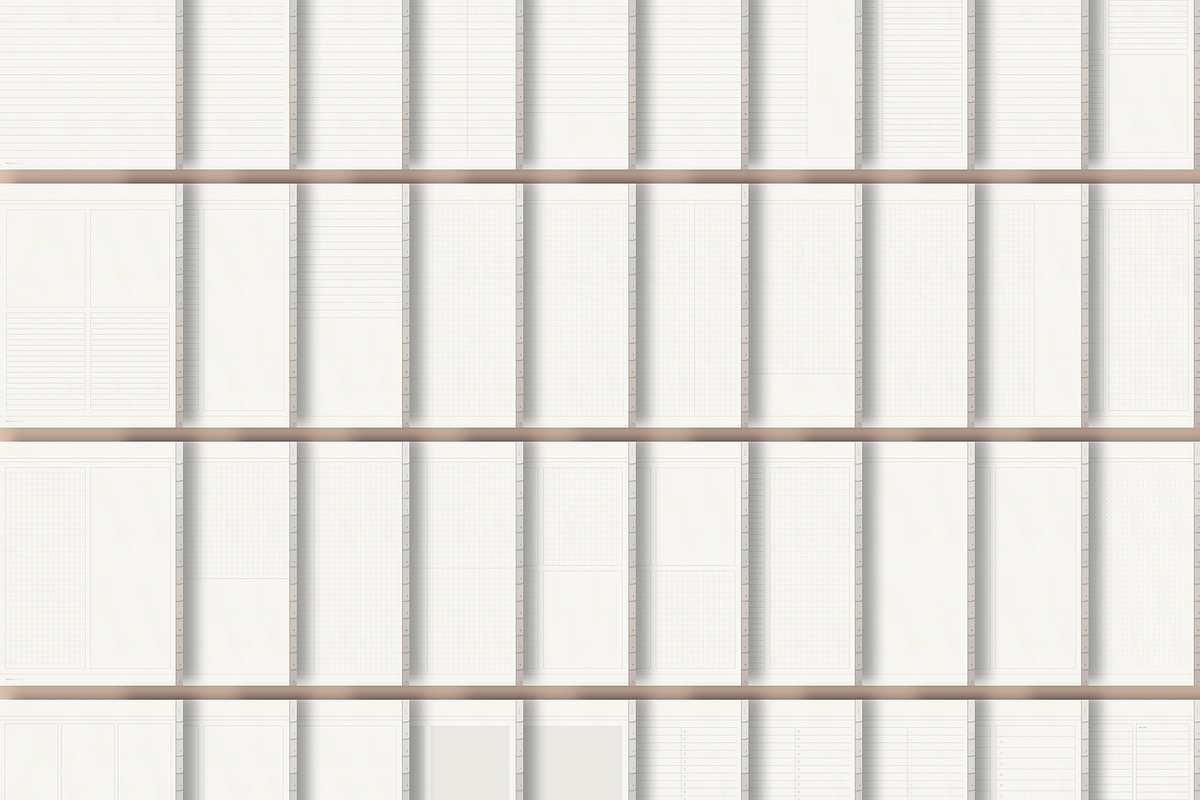 Digital Paper Texture Notebook, a Stationery Template by MainichiDesign (Photo 7 of 10)