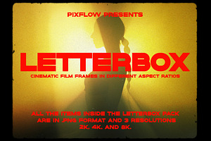 Letterbox Film Frames PNG