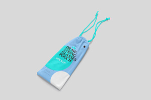 Drawstring Glasses Pouch Mockups