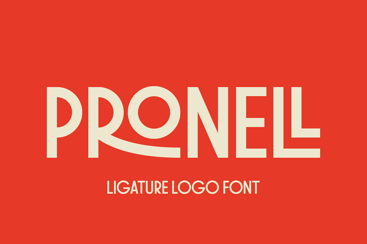 Pronell – Modern Retro Display Font, a Sans Serif Font by Typebae (Photo 1 of 8)