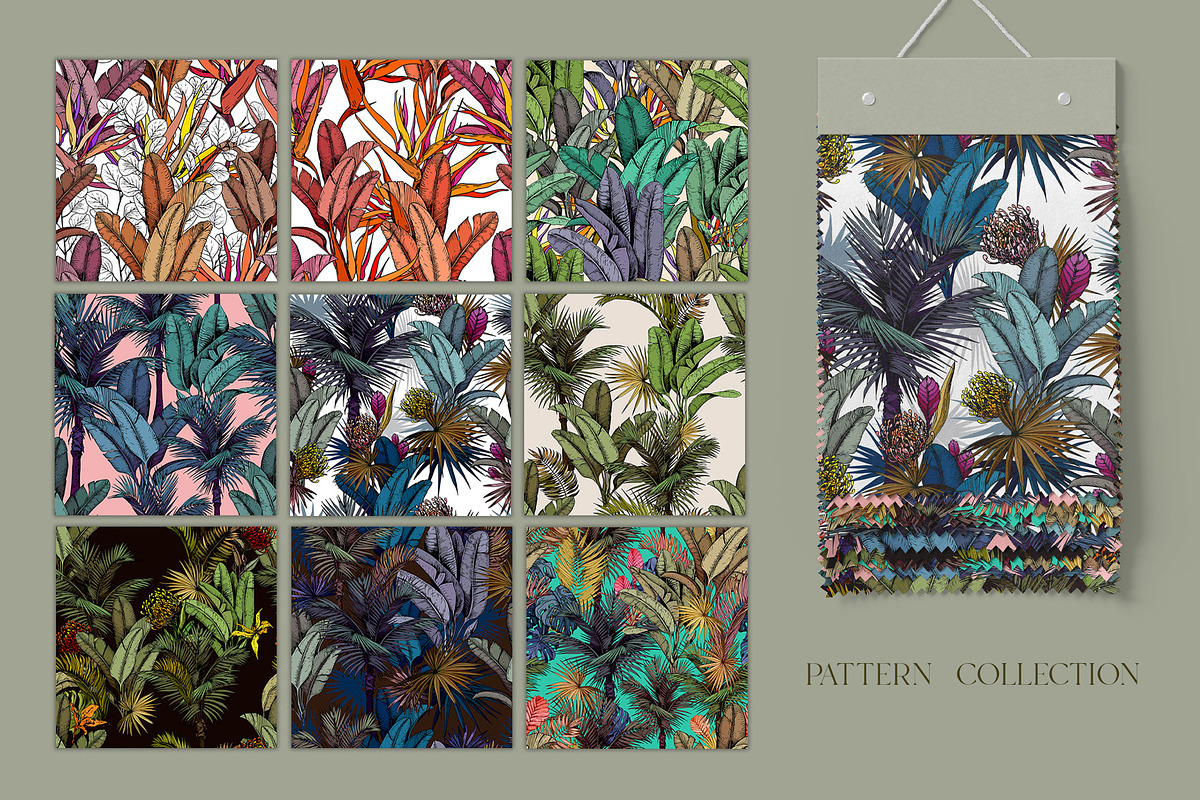 Tropical Foliage Art Prints, a Decorative Illustration by Jeanna Draw (Photo 7 of 10)