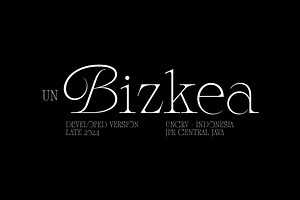 Bizkea - Elegant Serif, a Serif Font by Uncarving