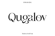 Qugalov Modern Serif Font, a Serif Font by Luna Shop (Thumbnail 1 of 7)