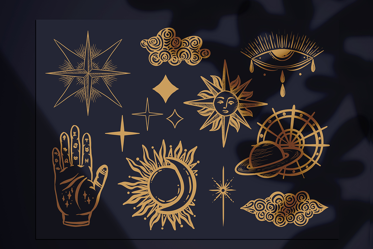 Astrology Zodiac Procreate Stamps, a Brush Add-On by MakeMyPlaceDesign (Photo 3 of 4)