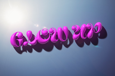 Pink Experimental Type Text Effect