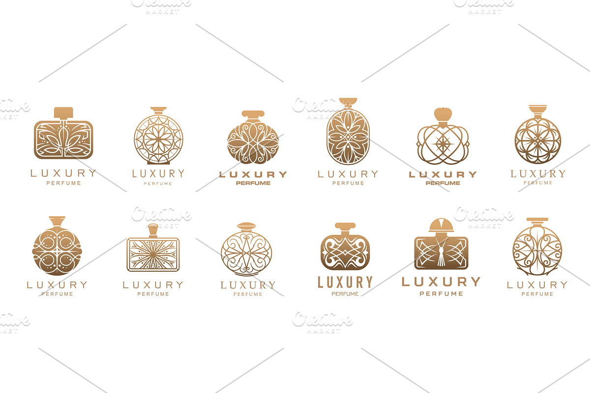 Luxury perfume fragrance, an Object Illustration by Vector Tradition