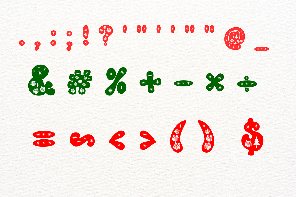 Xmas magic, a Symbol Font by Petal Pixels (Photo 5 of 8)