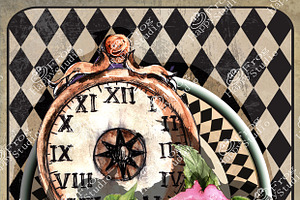 Alice in Wonderland Poster "Time"