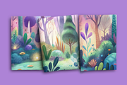 Magical Forest, a Background Graphic by Curve Design (Thumbnail 4 of 7)