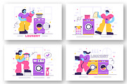 10 Laundry Room Illustration, a Person Illustration by denayunebgt (Thumbnail 3 of 4)