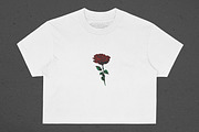 Realistic Crop Tee Mockup, an Apparel Mockup by Uncentrifuged Pressure (Thumbnail 3 of 10)
