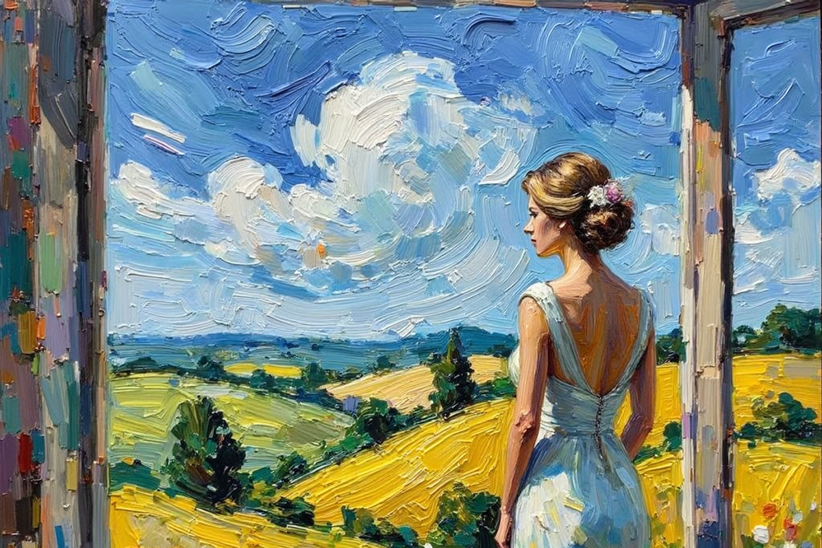 Bridal Wedding Bundle Oil Painting, an Illustration by PLUM&FIGS (Photo 24 of 25)