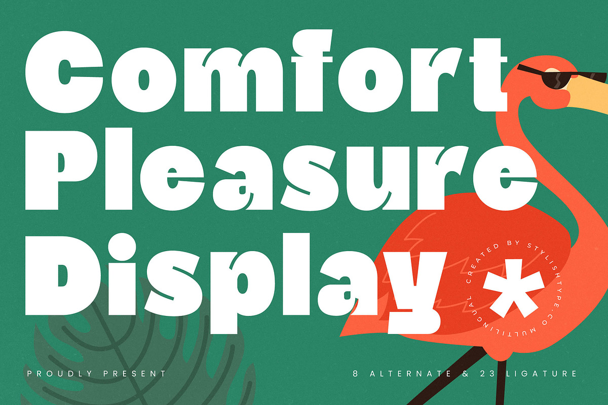 Comfort Pleasure Display Font, a Serif Font by timelesstype.co (Photo 1 of 20)