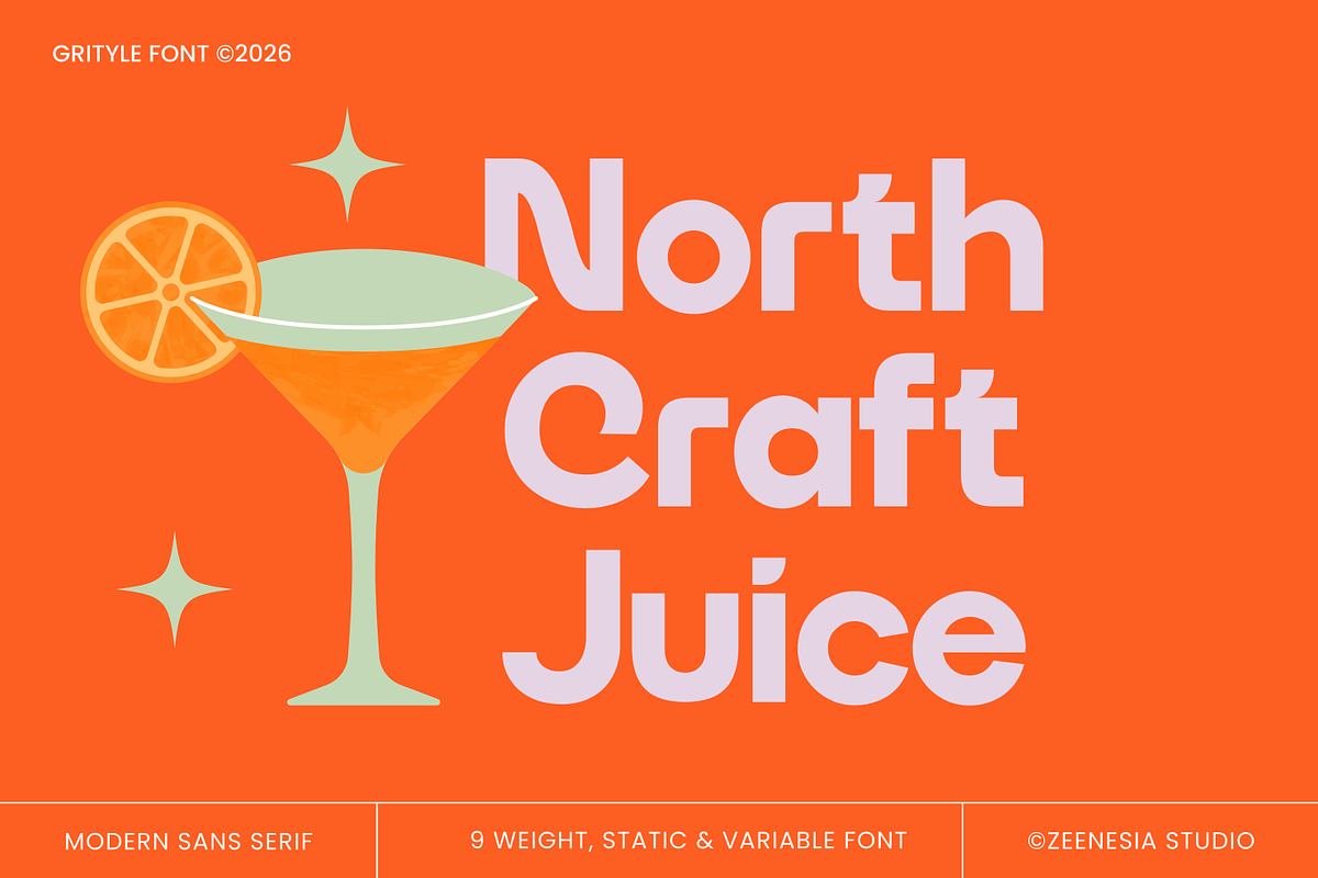 Grityle, a Sans Serif Font by zeenesia (Photo 7 of 16)