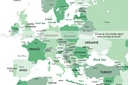 Detailed World Map 60x40 max - jpeg, an Illustration by Plums Pixel Love (Thumbnail 11 of 12)