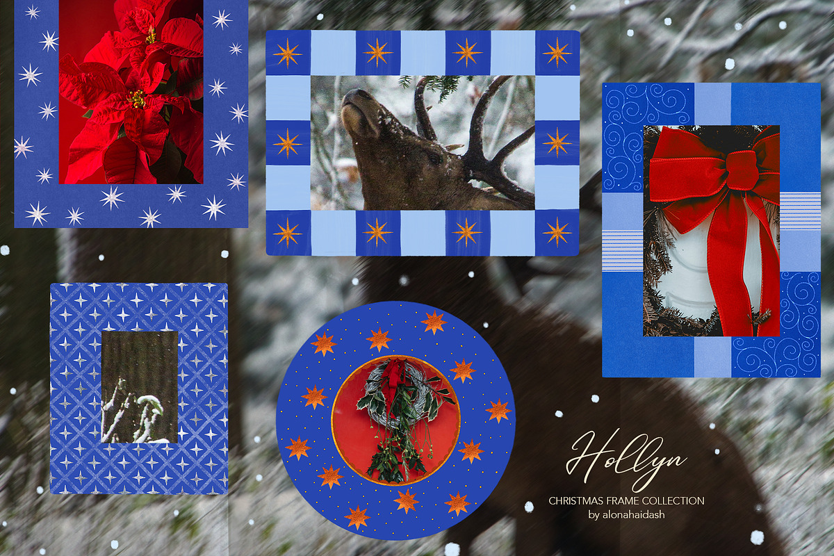 Hollyn · Christmas Frame Collection, an Object Graphic by alonahaidash (Photo 9 of 11)