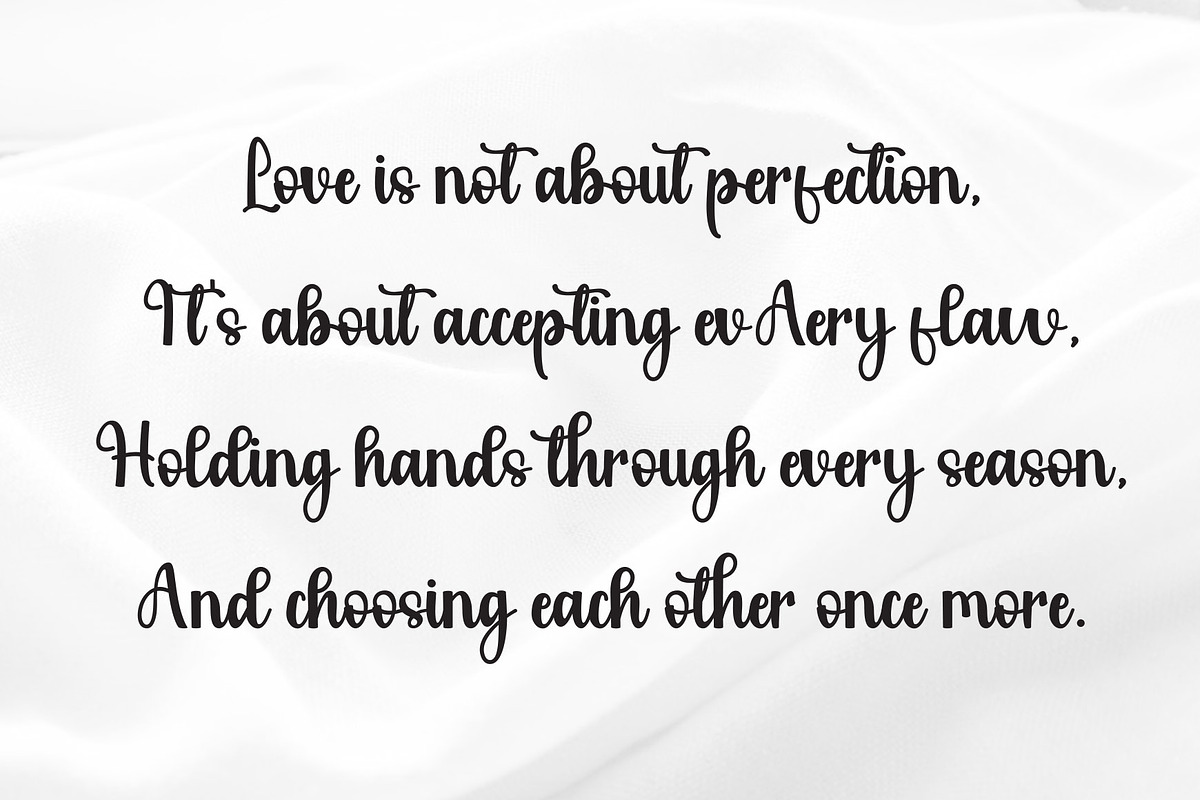 Santoria Elegant Script Font, a Script Font by Yuby Creative (Photo 4 of 5)