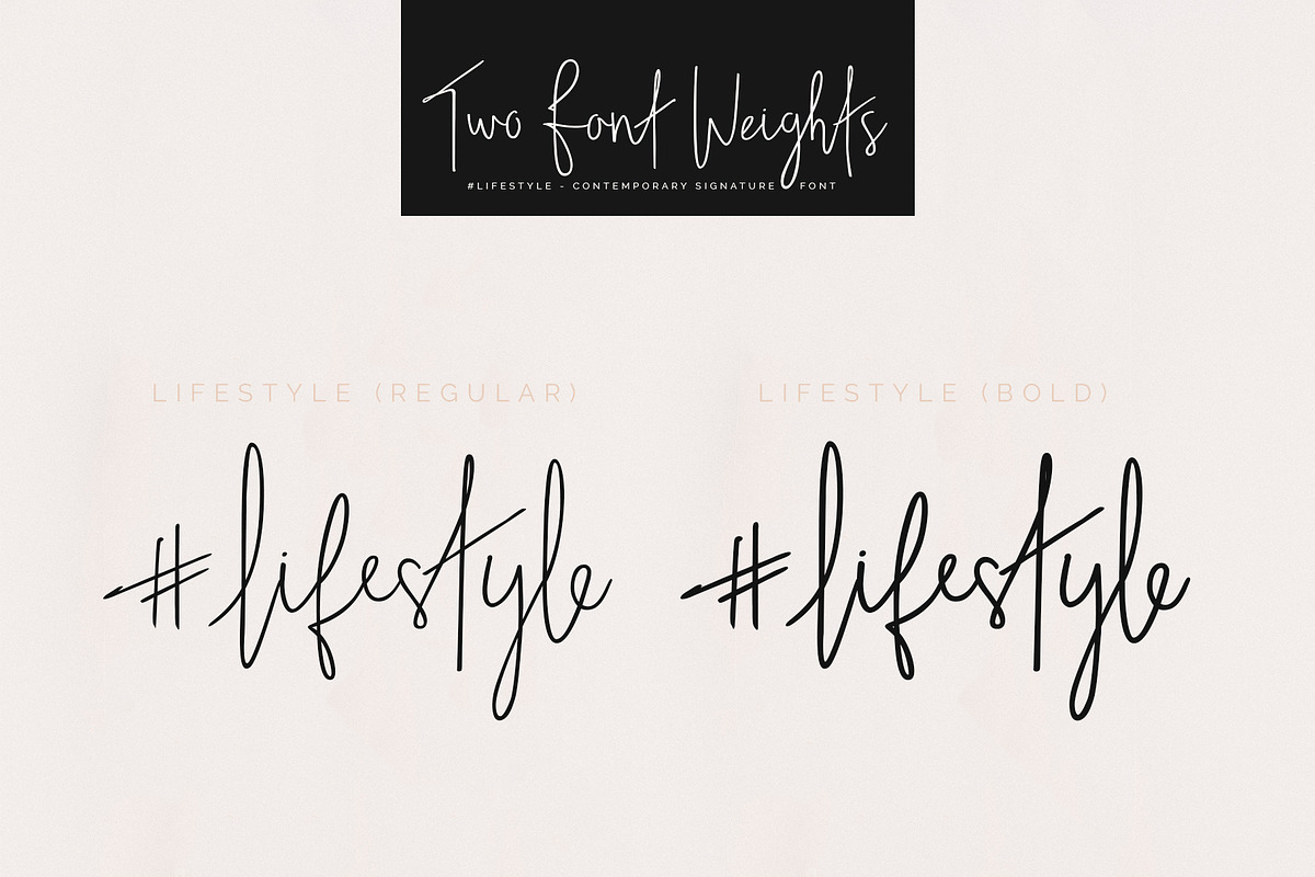 #lifestyle | SIGNATURE SCRIPT FONT, a Script Font by Sophia J Caldwell (Photo 16 of 17)