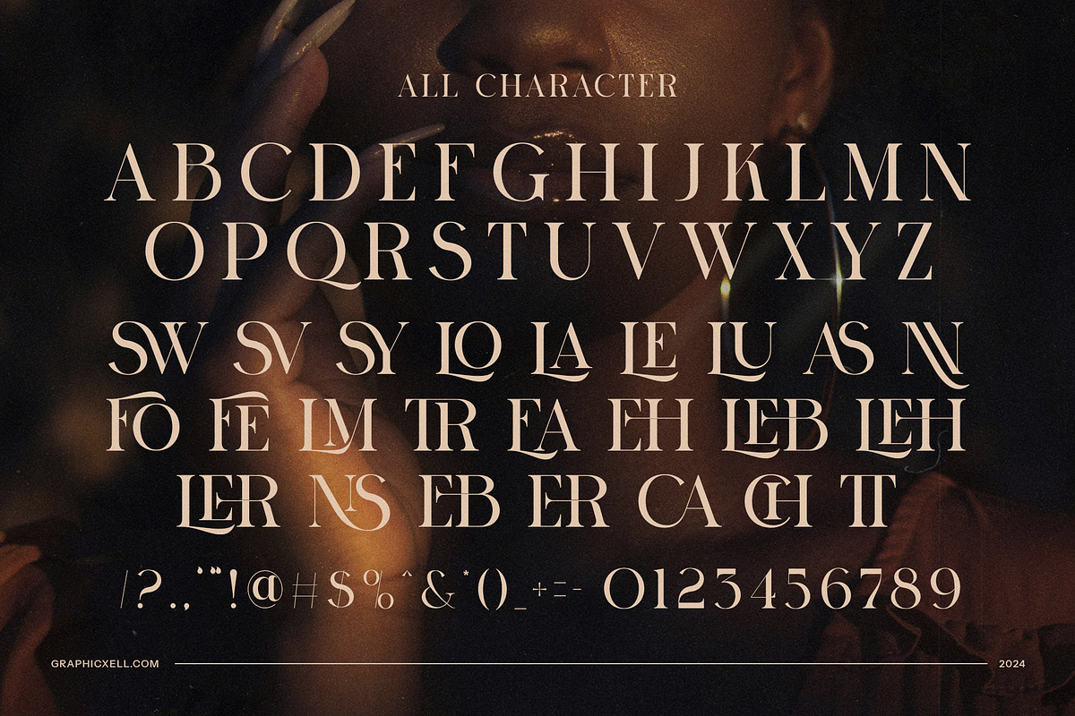 Leronns Elegant Serif Font, a Serif Font by Graphicxell (Photo 8 of 8)