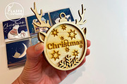 Christmas Ornaments Decoration, a Templates & Theme by LaserCutano (Thumbnail 3 of 6)