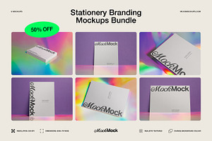 6 Branding Mockups Bundle Kit