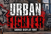 Urban Fighter - Grunge Classic Font, a Sans Serif Font by Limited.studio (Thumbnail 1 of 5)