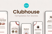 Clubhouse Templates for Instagram, a Social Media Template by Roger Coles (Thumbnail 1 of 6)