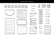 160 doodles for planner, an Object Graphic by Pinkbrush (Thumbnail 2 of 7)