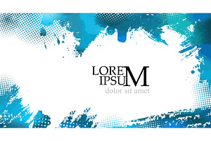 light blue background with paint, a Texture Illustration by Nenahliadava Design
