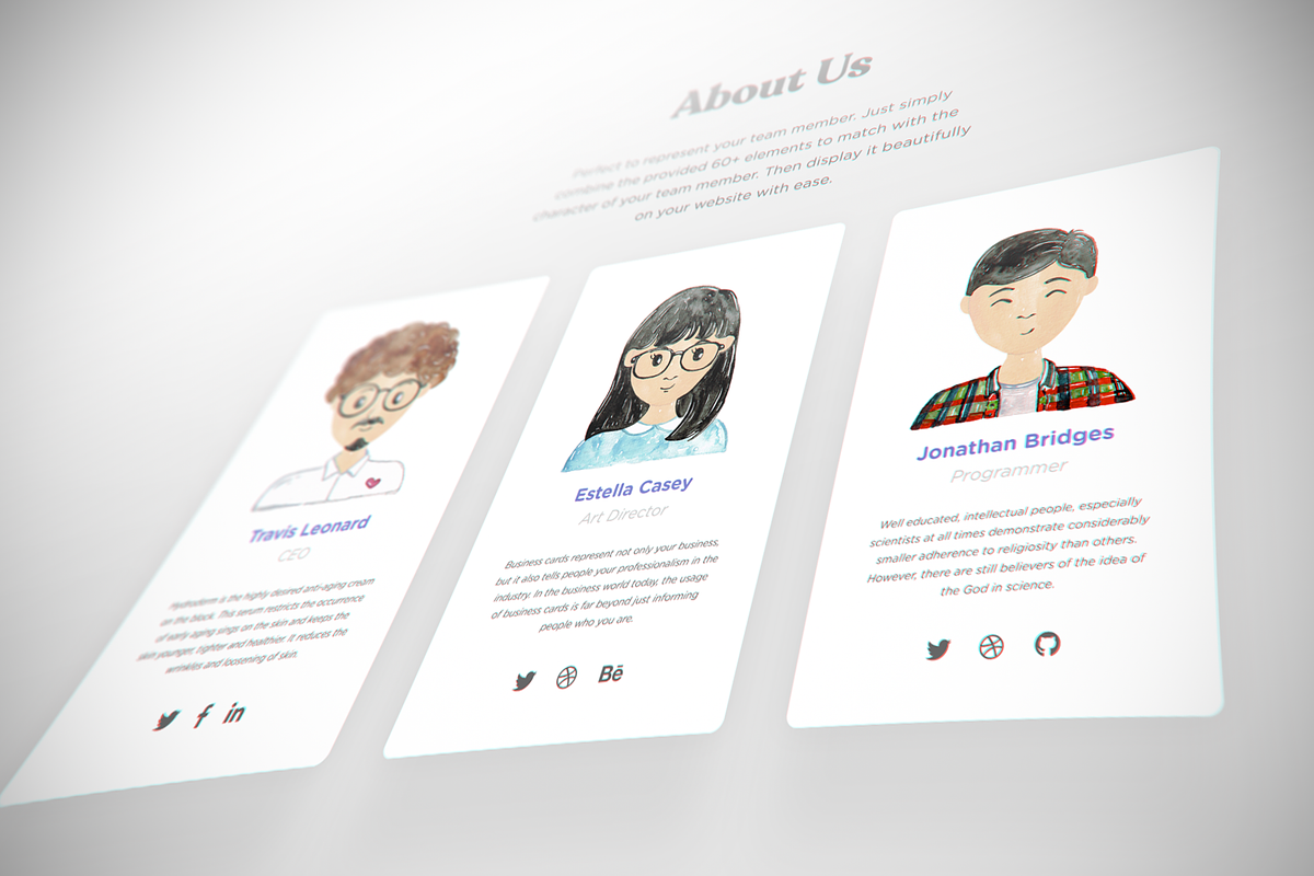 RAIKU - Watercolor Avatar Creator, an Illustration by Telllu & Friends (Photo 5 of 5)