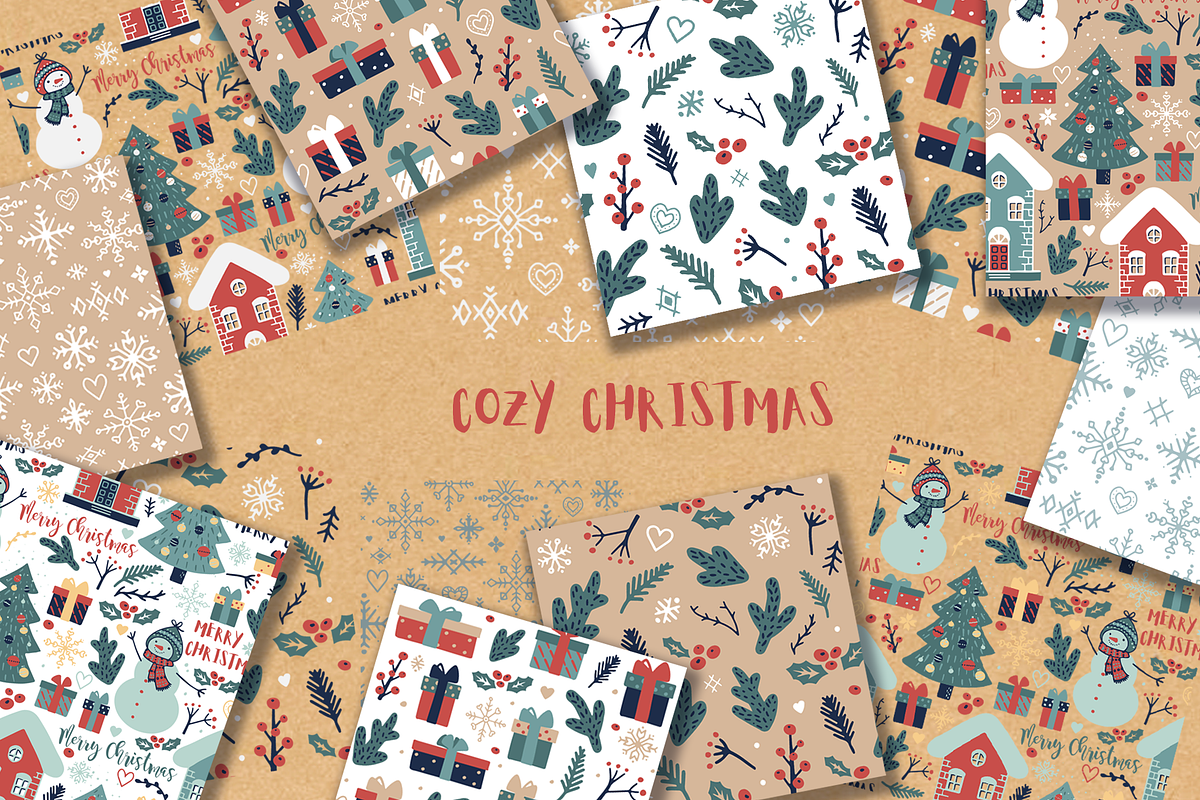 Cozy Christmas collection, an Animal Illustration by KlavaProDesign (Photo 5 of 16)