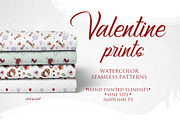 Watercolor Valentine Day Collection, a Food Illustration by S_ARTLOVE (Thumbnail 3 of 10)