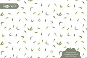 Watercolor Leaves Seamless Pattern, a Pattern Graphic by Tayla de Beer (Thumbnail 2 of 9)