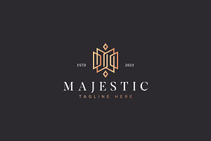 Abstract Letter M for Majestic Logo, a Branding & Logo Template by Signatoro