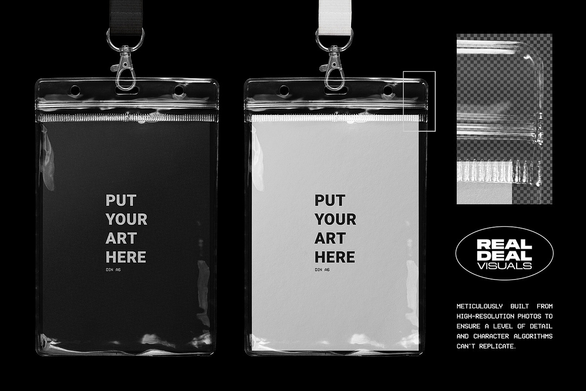 Authentic Lanyard & ID Badge Mockup, a Mockup by FLYERWRK (Photo 6 of 8)