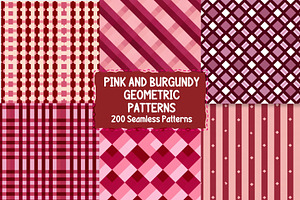 220+ Pink and Burgundy Patterns