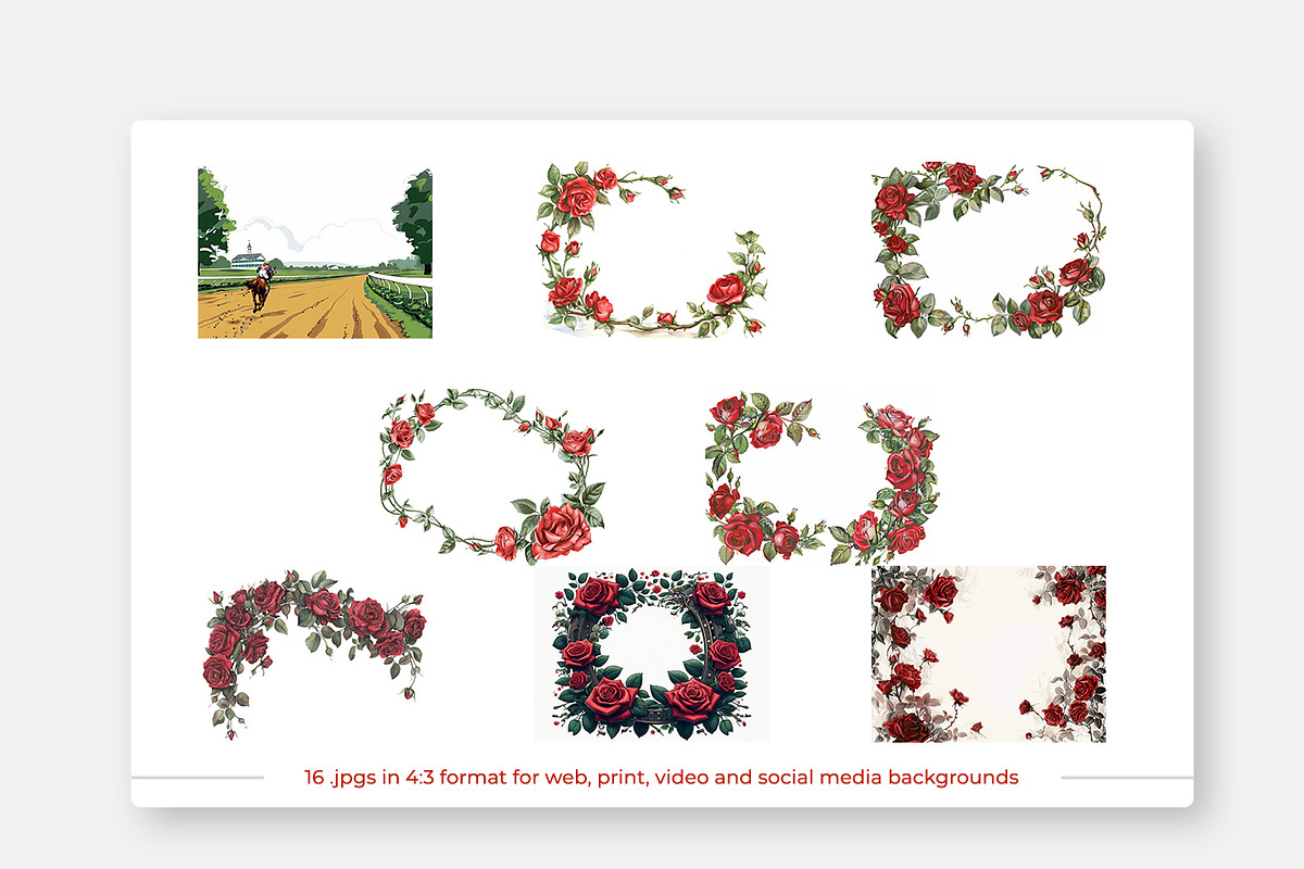 The Kentucky Derby Bundle, a Background Graphic by karenfoleyphoto (Photo 4 of 5)