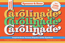 Carolinade - Retro 70s Font