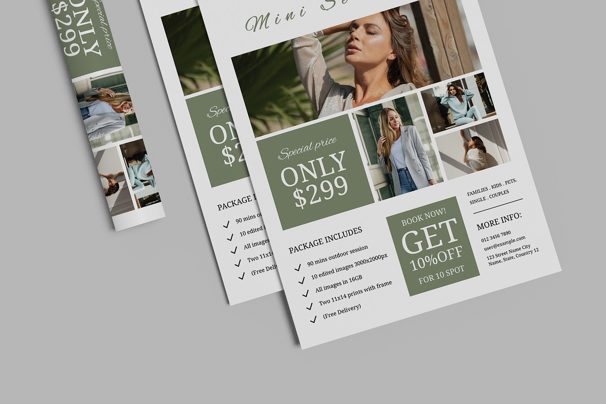 Photography Mini Sessions Flyer, a Flyer Template by MightyDesign (Photo 4 of 7)