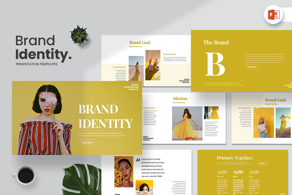 Brand Identity - PowerPoint Template, a Presentation Template by QR ...