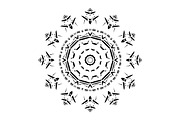 Modern Black and White Mandala Pack, a Decorative Illustration by NJ Himel (Thumbnail 5 of 101)