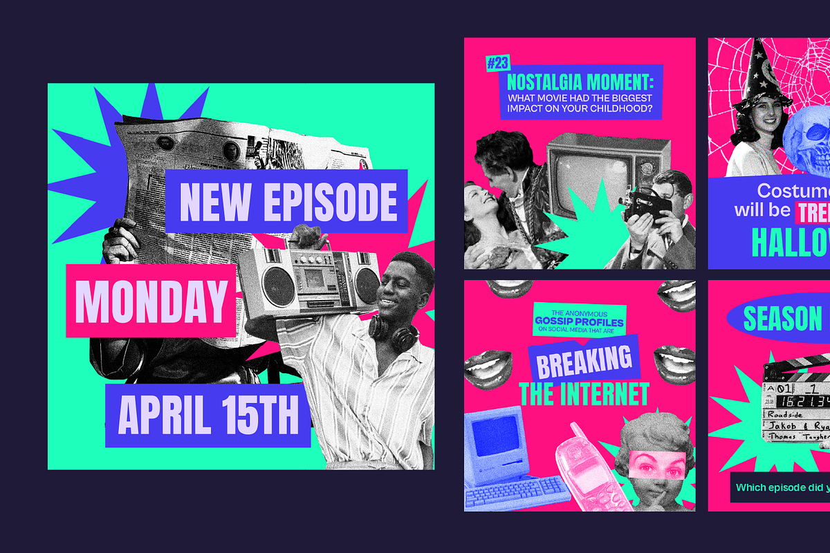 Instagram Posts Template for Podcast, a Social Media Template by JoanaCelina (Photo 6 of 7)
